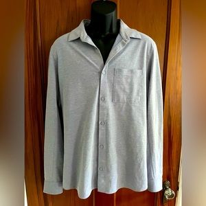 Men’s Commission Long-Sleeve Dress Shirt - Size Large - Like New Conditon